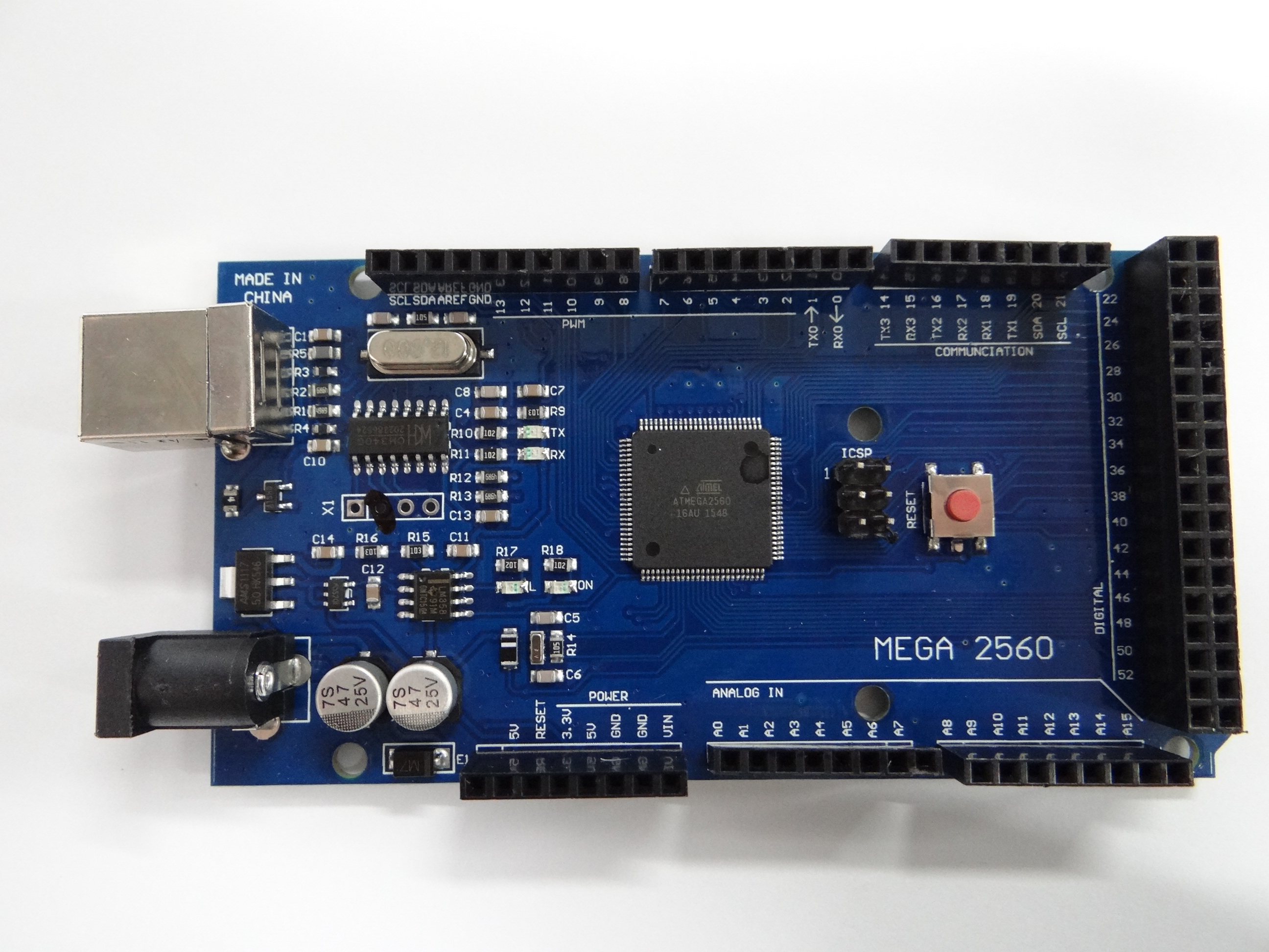 Mega2560 REV3 Board ใช้ชิฟ CH340G + USB Cable