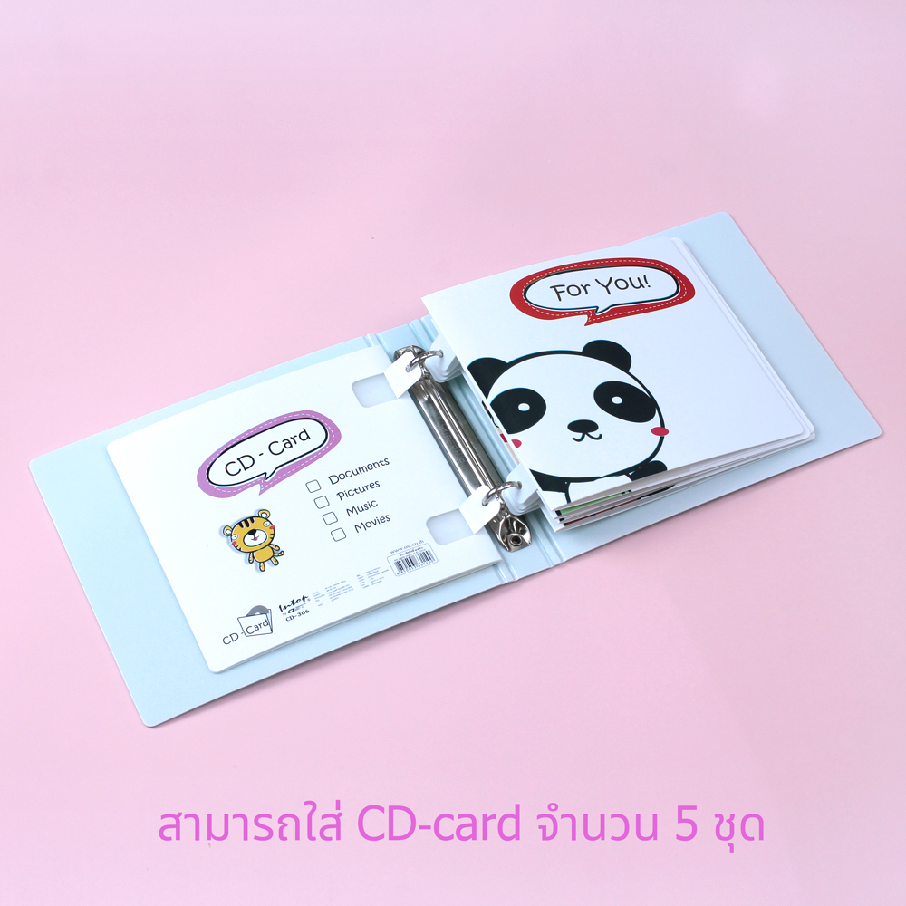 แฟ้มห่วง RB-712 ใส่ CD 