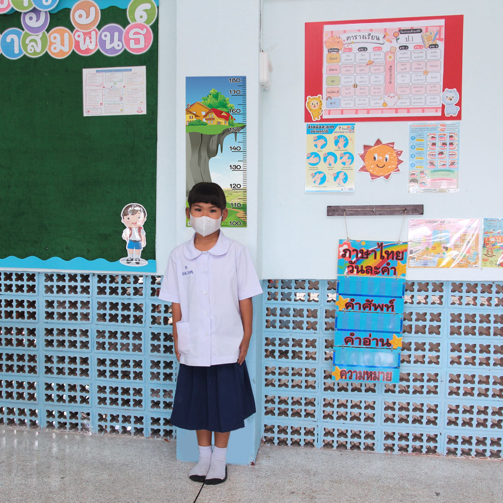 ที่วัดส่วนสูงพลาสติก น้ำหนักเบา ติดตั้งง่าย ใช้งานได้ทั่วไป ที่ทำงาน ที่บ้าน ที่โรงเรียน