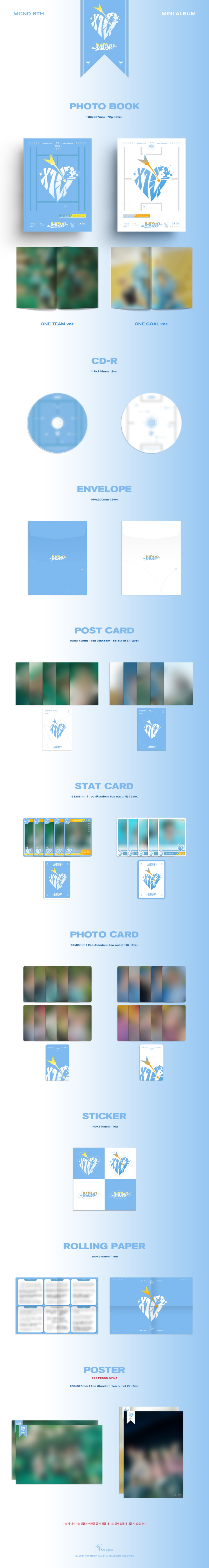 [PRE-ORDER] MCND - 6th Mini Album "X10"