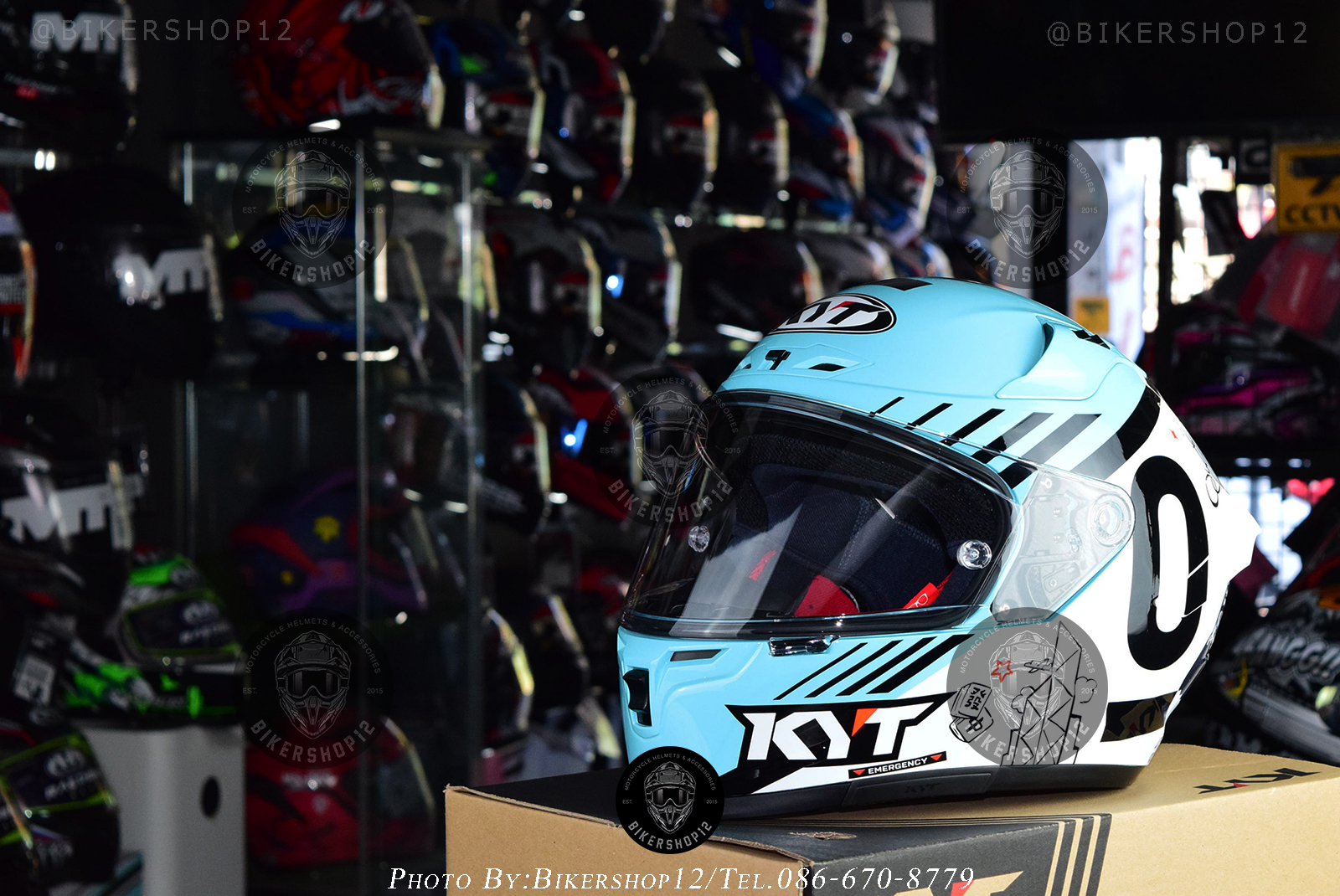 หมวกกันน็อคKYT STRIKER สี LEOPARD CHINA