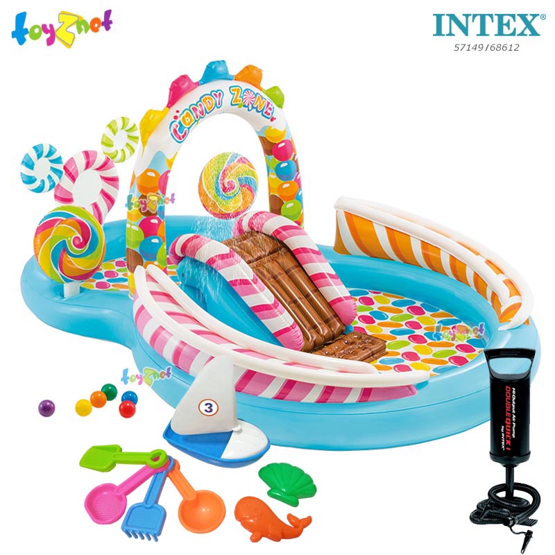 Intex Candy Zone Play Center 2.95x1.91x1.30 m no.57149 + DQI Air Pump