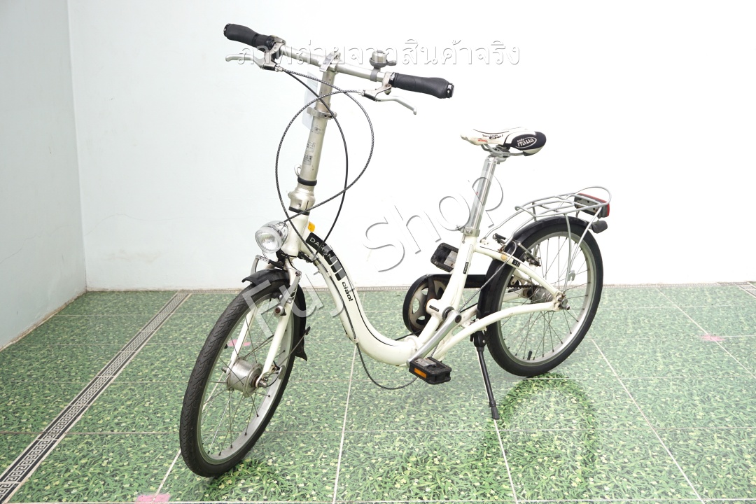 จักรยานพับได้ญี่ปุ่น - ล้อ 20 นิ้ว - มีเกียร์ - อลูมิเนียม - Dahon Ciao D3 - สีขาว [จักรยานมือสอง]