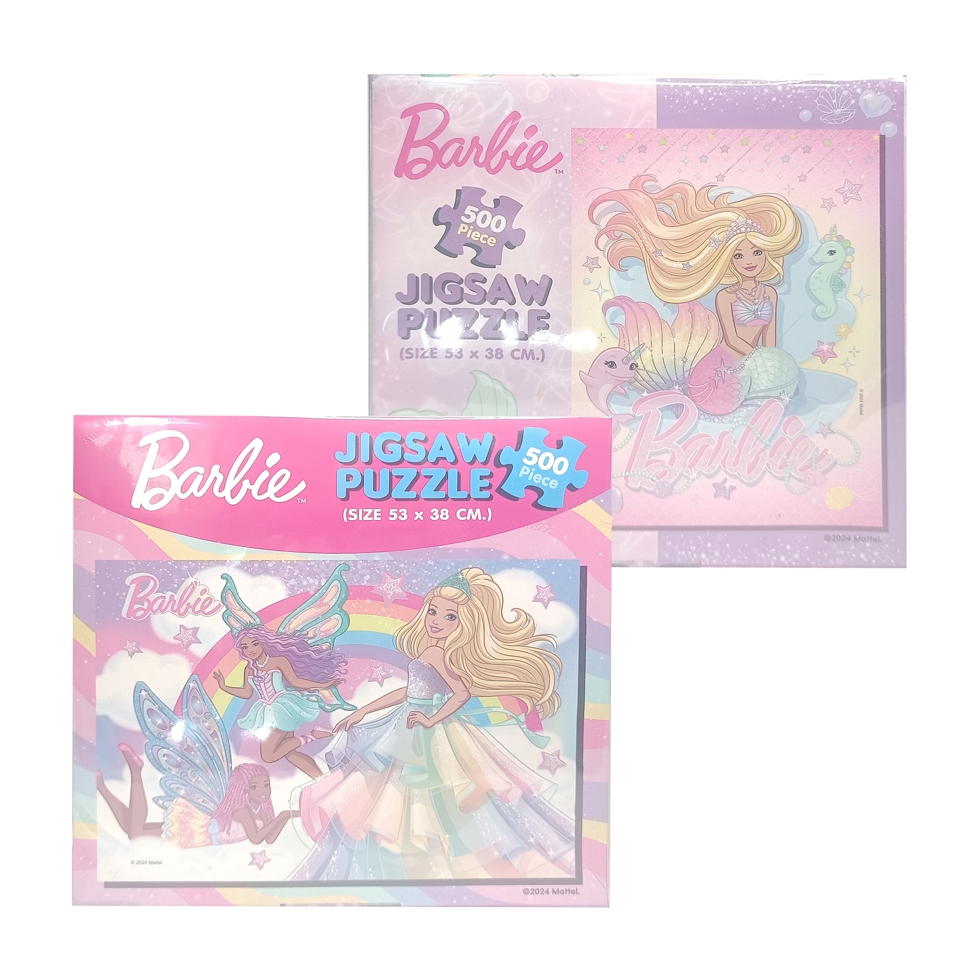 Jigsaw Puzzle 500 ชิ้น Barbie ตัวต่อจิ๊กซอว์ตุ๊กตาบาร์บี้ สินค้าลิขสิทธิ์ Bongkoch MagicLand6