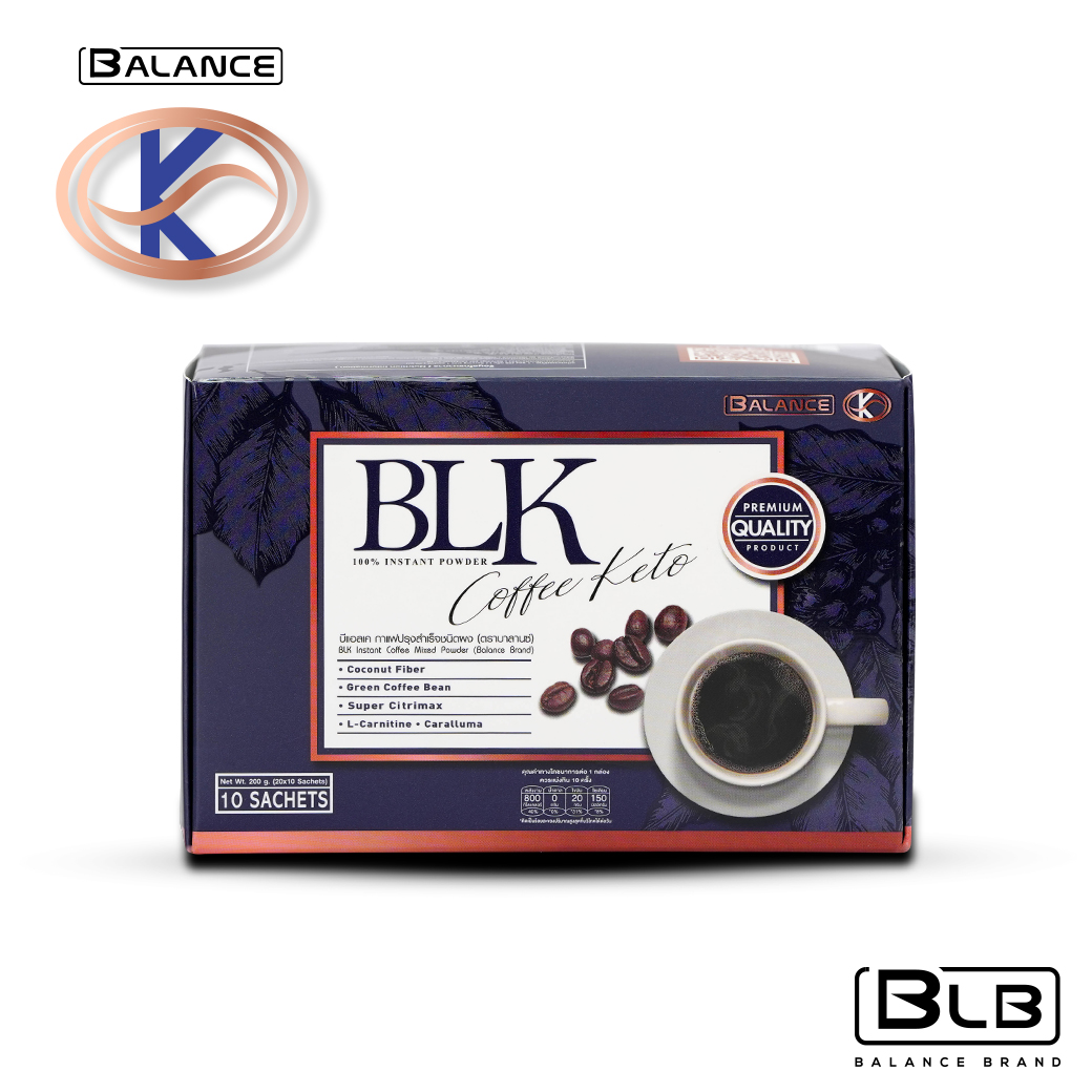 กาแฟคีโต Balance K (BLK) บาลานซ์เค บีแอลเค กาแฟปรุงสำเร็จชนิดผง