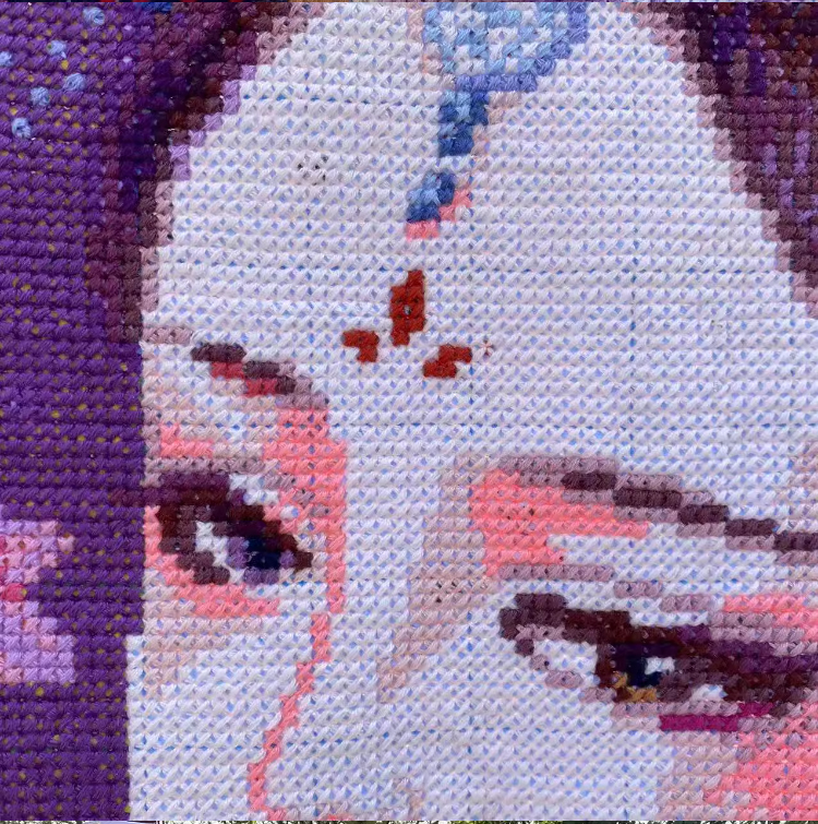 lady-1134 *สินค้าหมด* ชุดปักครอสติช ลายสาวงามจีน (ปักเต็มผืนผ้า ไม่มีเดินเส้น ผ้า11CTพิมพ์ลาย ปักครั้งละ 3 เส้นเล็ก) ขนาด 50*66 ซม.ผ้าครอสติช 11CTพิมพ์ลายปักเต็มลายผ้า ไหมคอตตอน 34 สี ผังลาย เข็ม