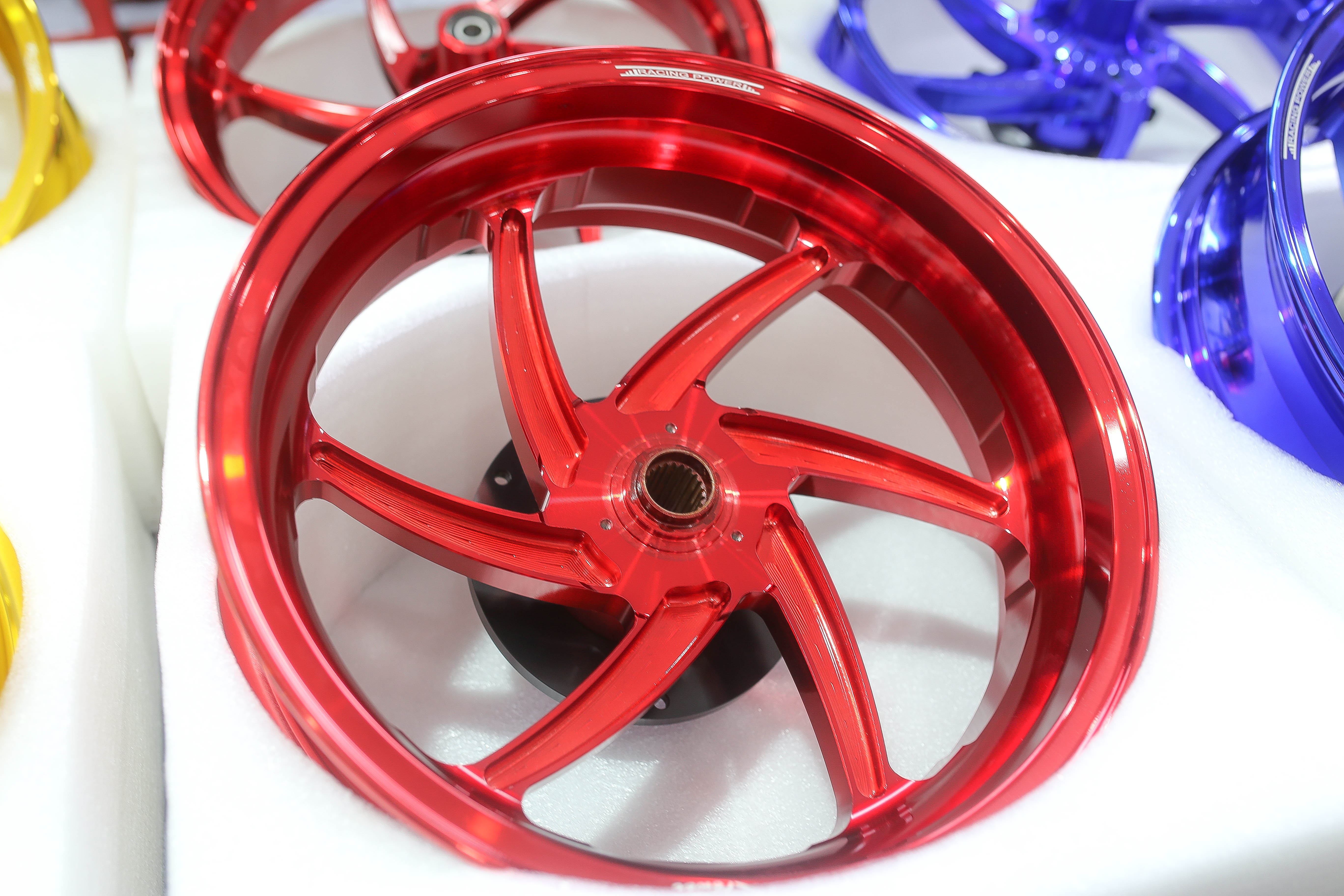 ล้อแม็กXmax Racingpower น้ำหนักเบา แข็งแรง มีประกันสินค้า มีสีทอง แดง น้ำเงิน ดำ ม่วง เขียว