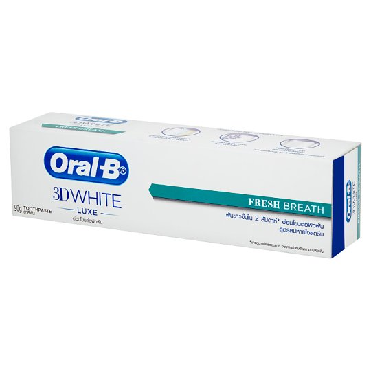 ยาสีฟัน Oral-B ออรัลบี ทรีดีไวท์ เฟรชเบรธ 90 กรัม