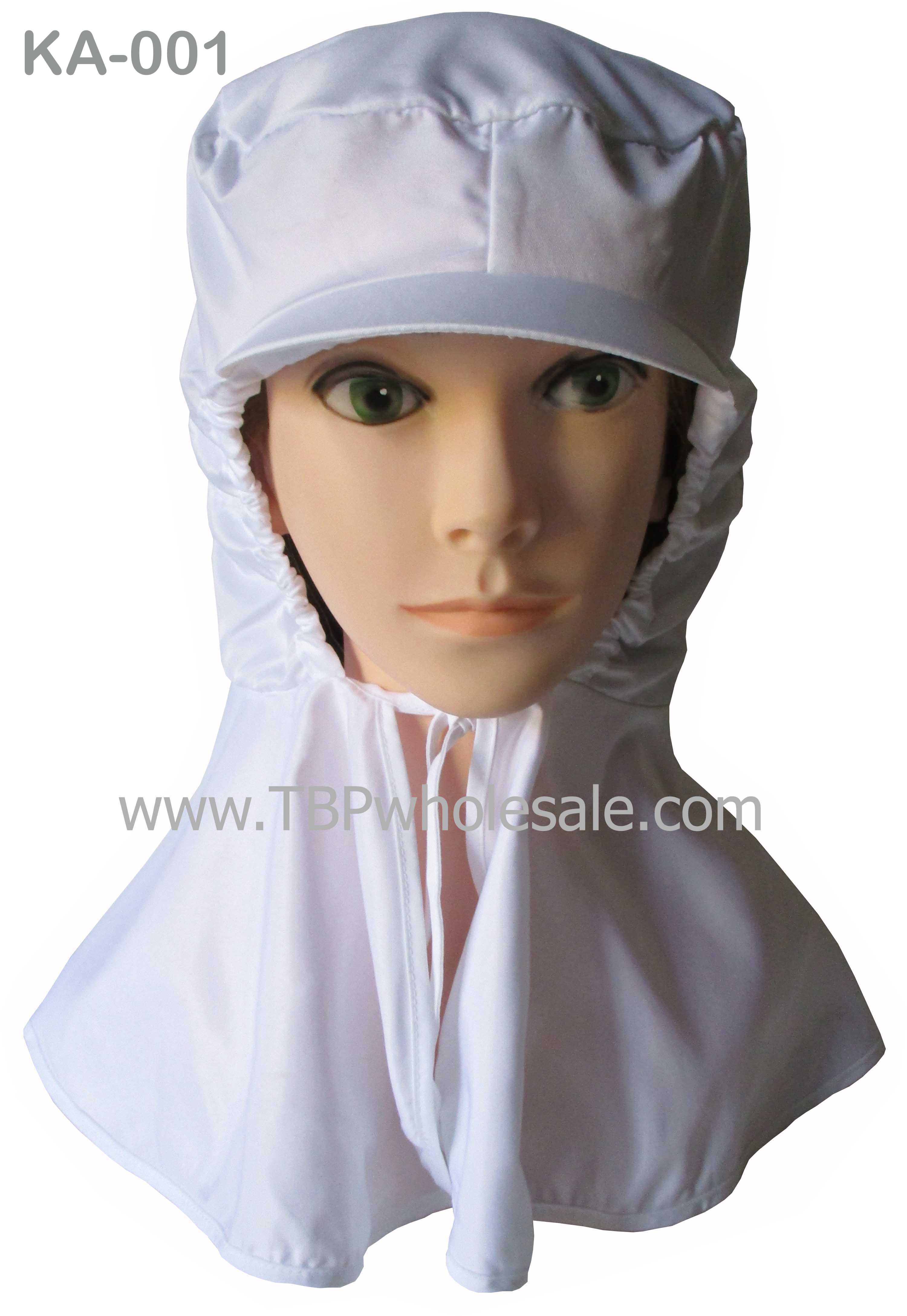 KA-001===ราคาส่ง 95 บาท ขั้นต่ำ 100 ใบ หมวกคลุมไหล่ ปีกแข็ง ผ้าทั้งใบ เจาะรูตาข่ายที่หู ผูกเชือกด้านหน้า สนใจติดต่อ 0810110084/023972066