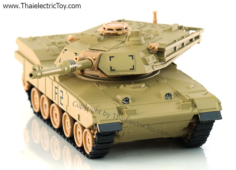 โมเดลรถถัง M1A2 Abrams ความยาว 7 นิ้ว เป็นเหล็กทั้งคัน มีเสียง มีไฟ (มีคลิปให้ชม)
