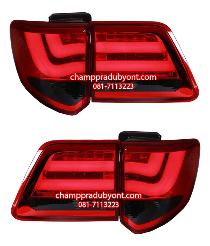 ไฟท้าย TOYOTA FORTUNER 2011-2015 SMOKE แดง LED (V.2)