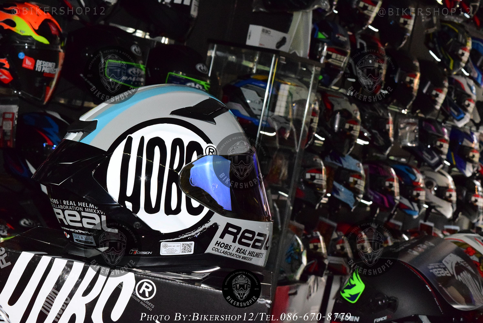 หมวกกันน็อคReal รุ่น FINNIX HOBS สี เทา