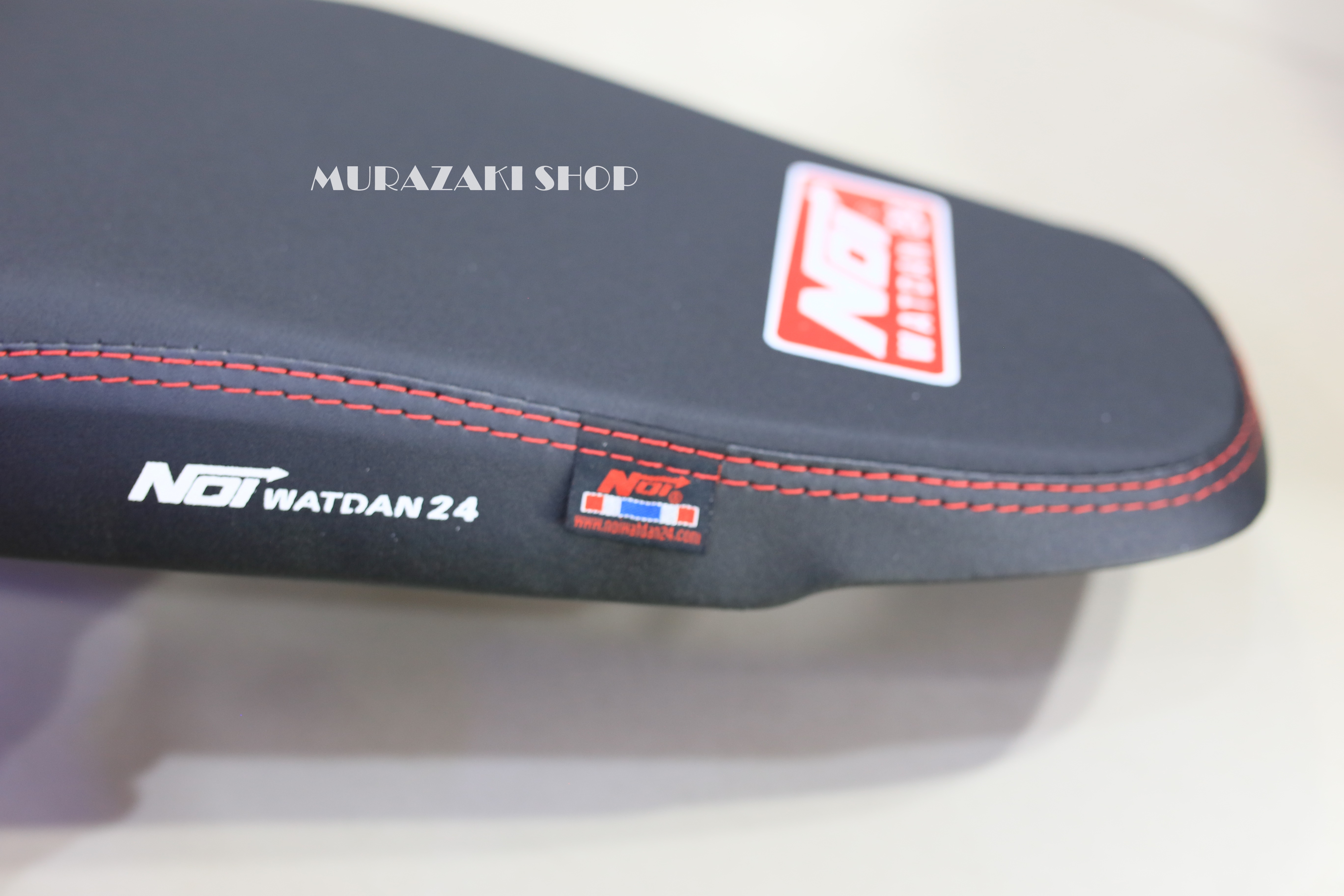 เบาะปาด wave 110i 125i 125r ด้ายแดง อะไหล่แต่ง เบาะแต่ง เบาะมอไซค์ โครงเทียม ตรงรุ่น Noi Watdan24