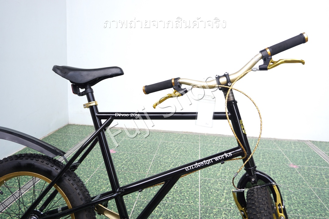 จักรยานญี่ปุ่น - ล้อ 20 นิ้ว - ไม่มีเกียร์ - A.N.Design Works Devoo 20M - สีดำ [จักรยานมือสอง]