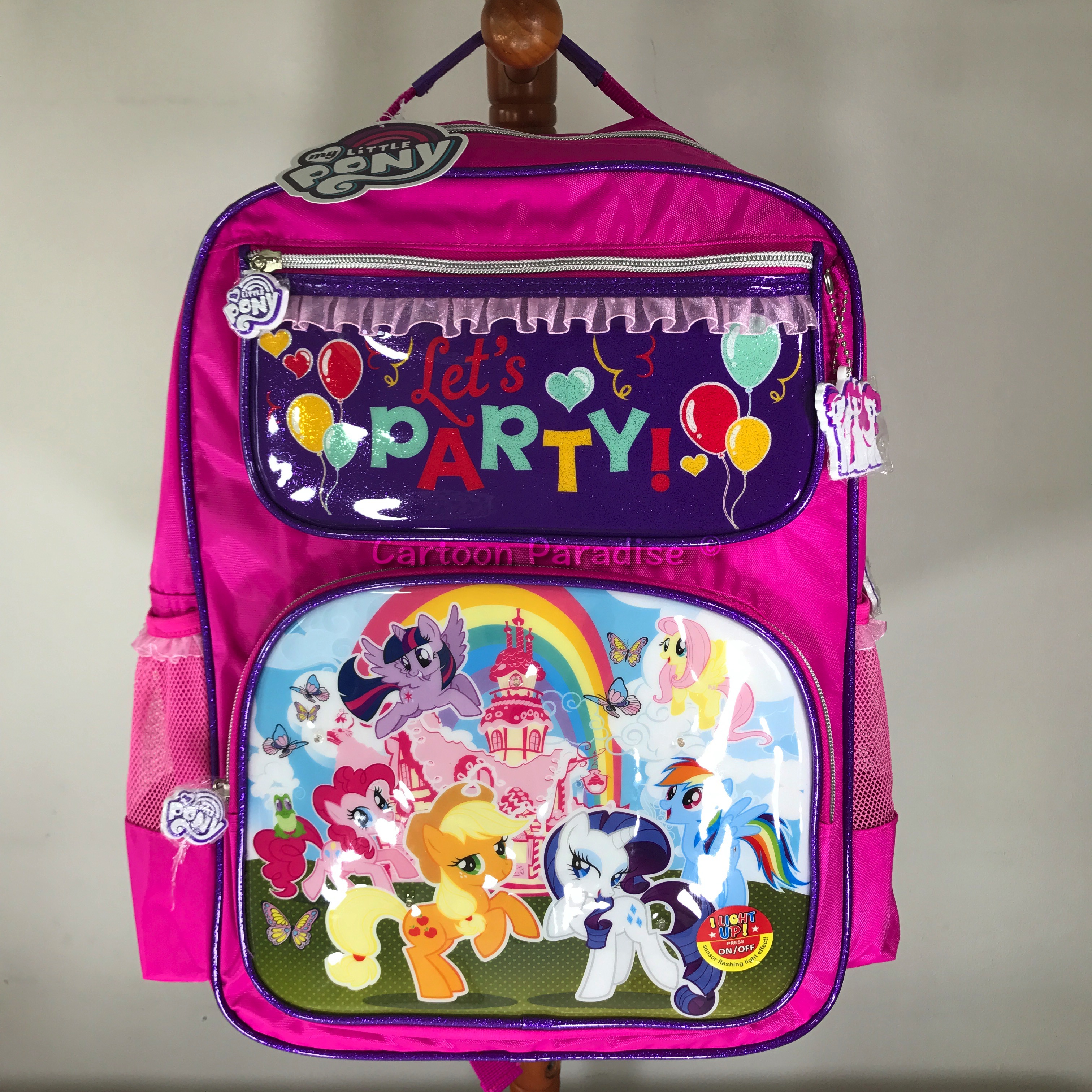 กระเป๋าเป้ 16 นิ้วโพนี่ My Little Pony Backpack กระเป๋าสะพาย กระเป๋านักเรียน กระเป๋าเด็ก