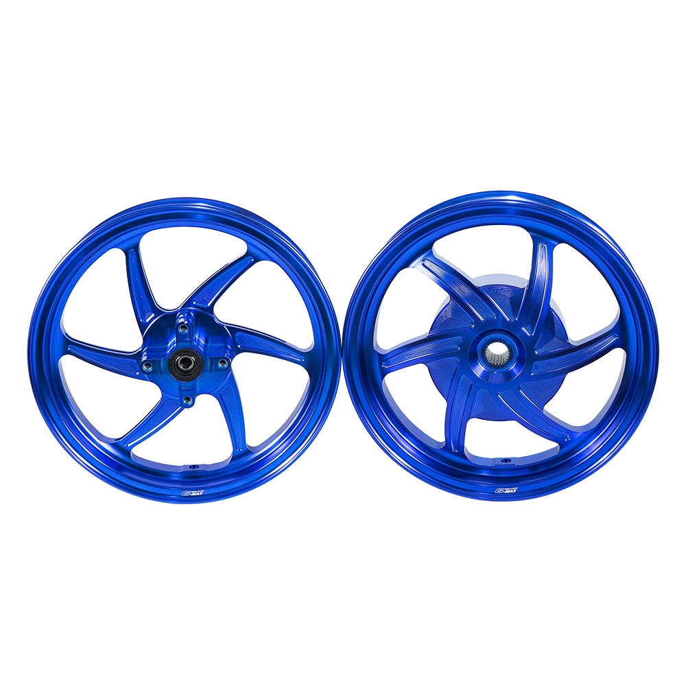 ล้อแม็ก G-MAX RACING GIORNO+ ABS/CBS (ขอบ12) GTR THAILAND แดง - ทอง - เขียว - น้ำเงิน - ส้ม - ม่วง - ชมพู ราคา 7,900 บาท/คู่