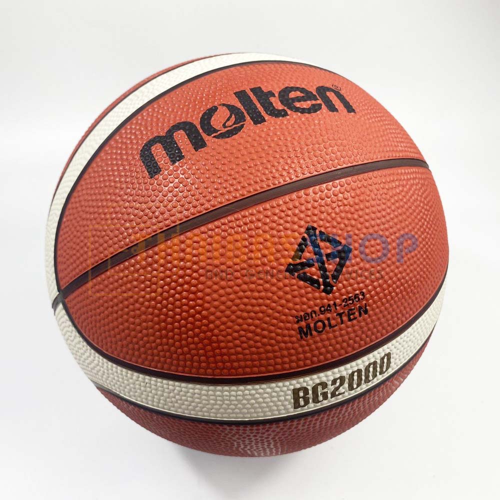 (ของแท้ 100%) ลูกบาสเกตบอล ลูกบาส Molten B5G2000 เบอร์5 บาสเกตบอลยางคุณภาพพิเศษ มีตรา มอก.