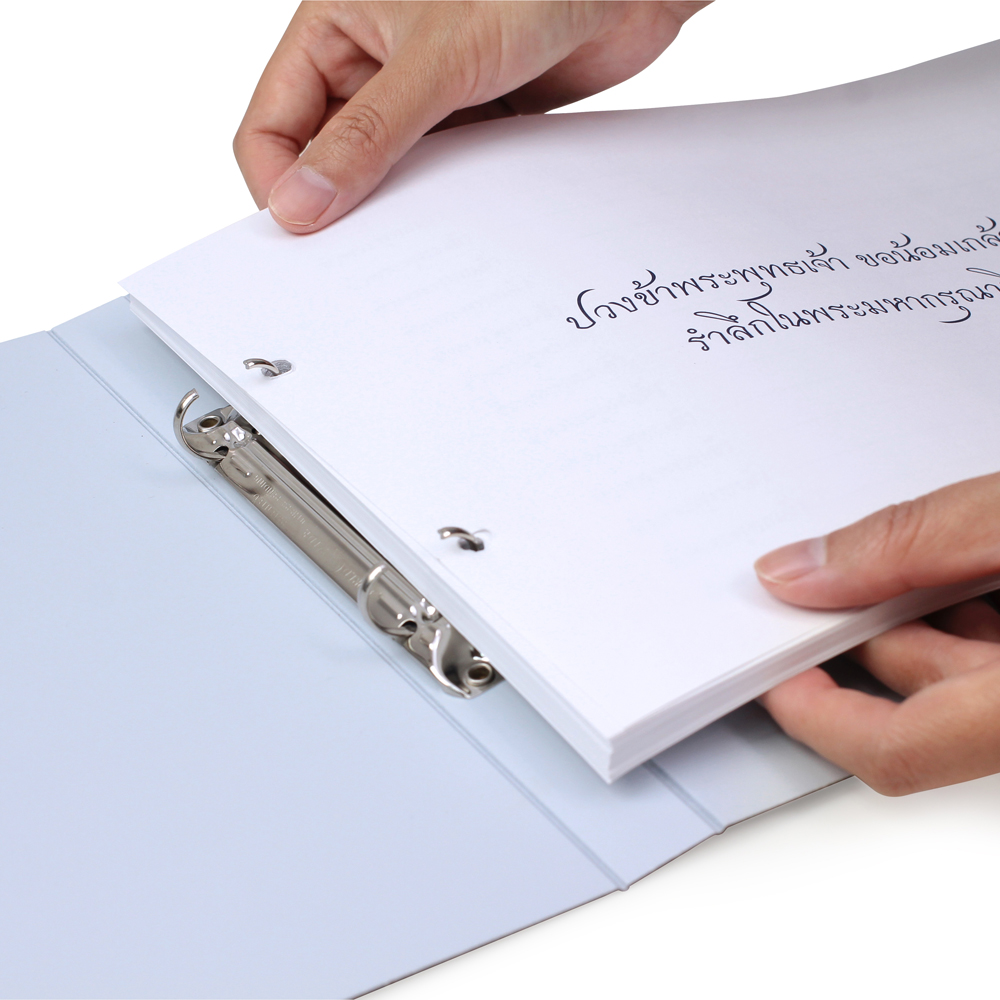 ไส้ Refills กระดาษ สมุดลงนามแสดงความไว้อาลัย ปกพลาสติก เจาะ 2รู มาตรฐาน