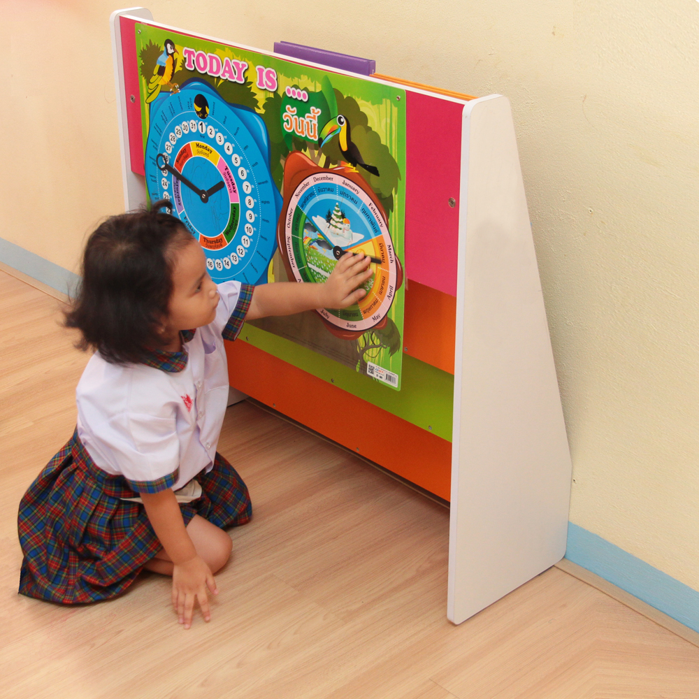 สื่อการสอนปฏิทิน ขนาด 70x50ซม.Today is... ET-601 สื่อการสอนในห้องเรียน