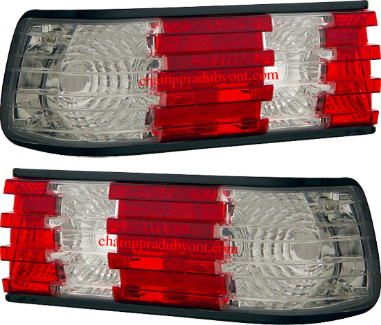 ไฟท้าย BENZ S-CLASS W126 1985-1993 ขาวแดงเพชร