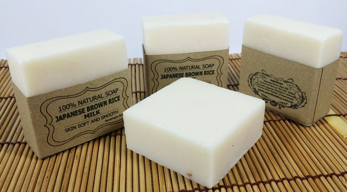 สบู่แฮนด์เมด น้ำนมข้าวญี่ปุ่น