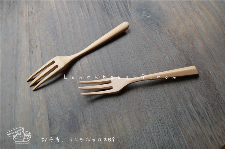 Spoon & Fork Wood Set ช้อนส้อมไม้