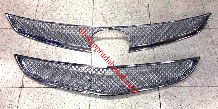 กระจังหน้า MAZDA BT-50 PRO 2012-2015 ตะแกรงโครเมี่ยม บน-ล่าง