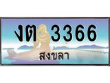 ทะเบียนรถสวย 3366 สงขลา งต 3366 ผลรวมดี 23“งานหนัด”