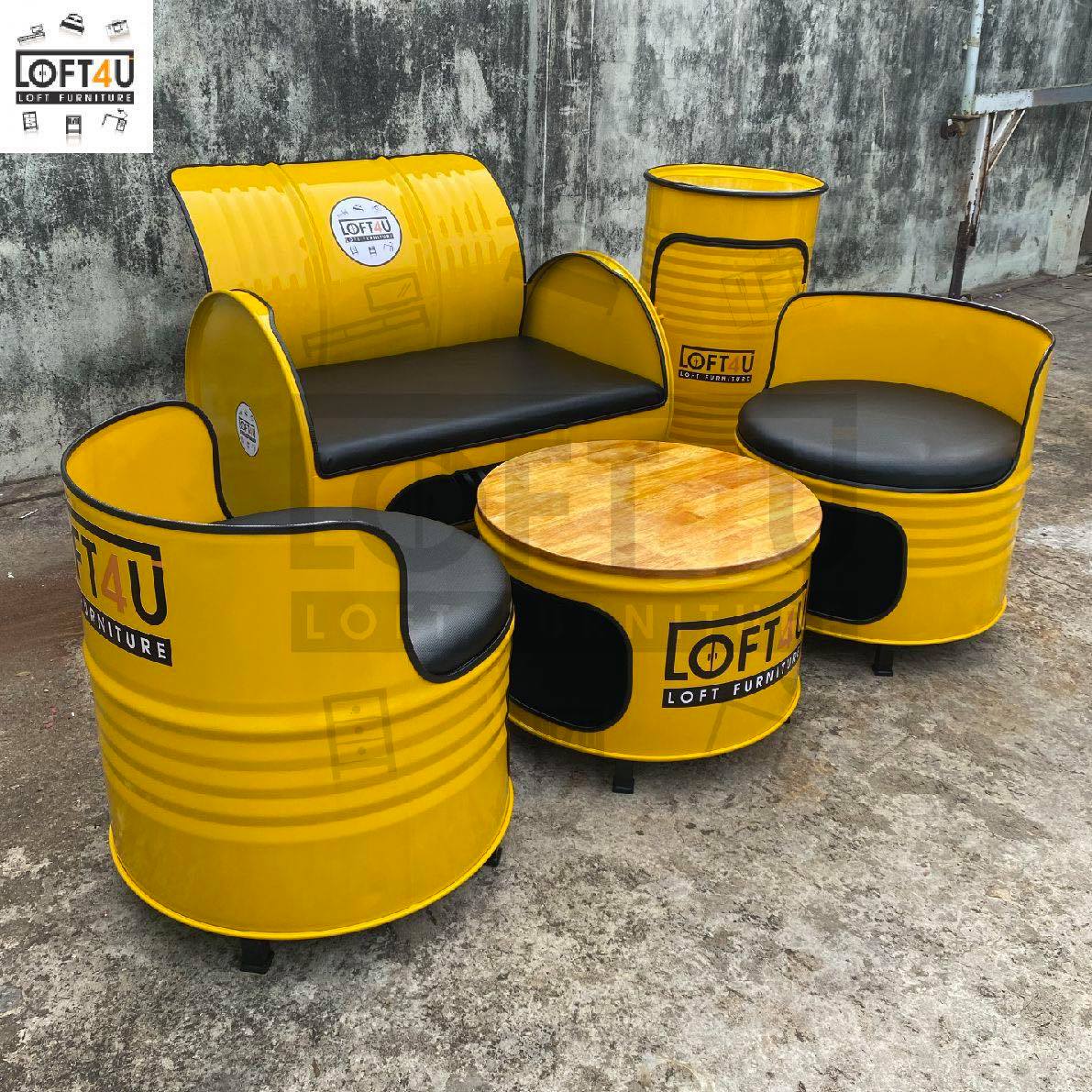 โซฟารับแขก Living Room Sofa : leather cushion / 3-4 seats