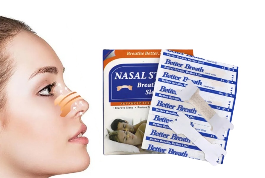 NASAL STRIPS SLEEP BETTER (ขนาด S-M) 1กล่อง/30ชิ้น