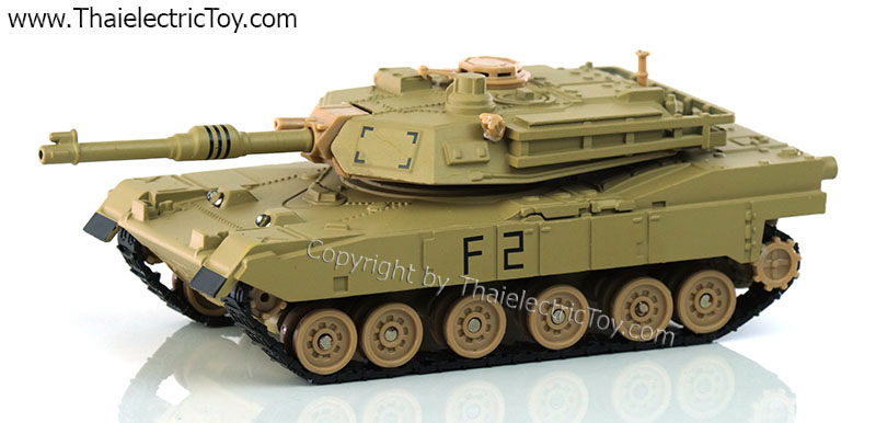 โมเดลรถถัง M1A2 Abrams ความยาว 7 นิ้ว เป็นเหล็กทั้งคัน มีเสียง มีไฟ (มีคลิปให้ชม)