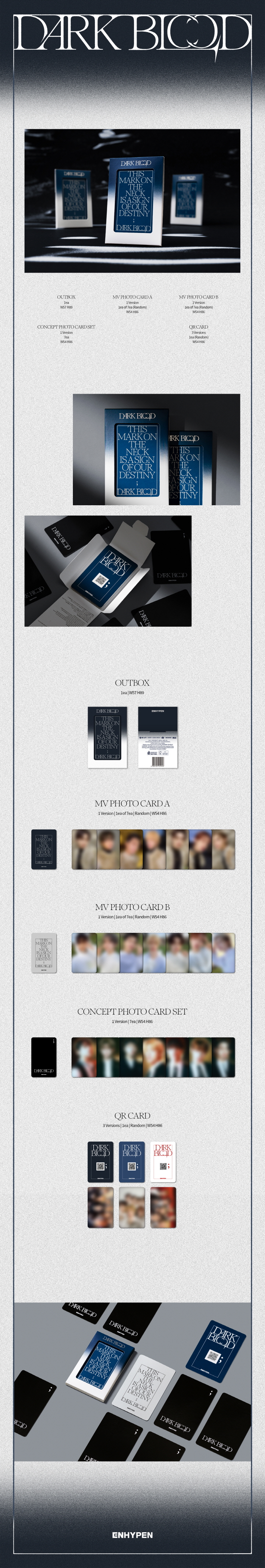 [PRE-ORDER] ENHYPEN - DARK BLOOD (Weverse Albums ver.)