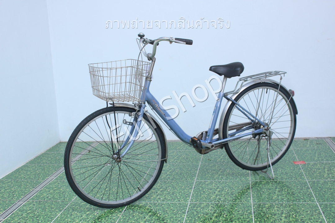 จักรยานแม่บ้านญี่ปุ่น - ล้อ 26 นิ้ว - ไม่มีเกียร์ - อลูมิเนียม - Miyata - สีม่วง [จักรยานมือสอง]