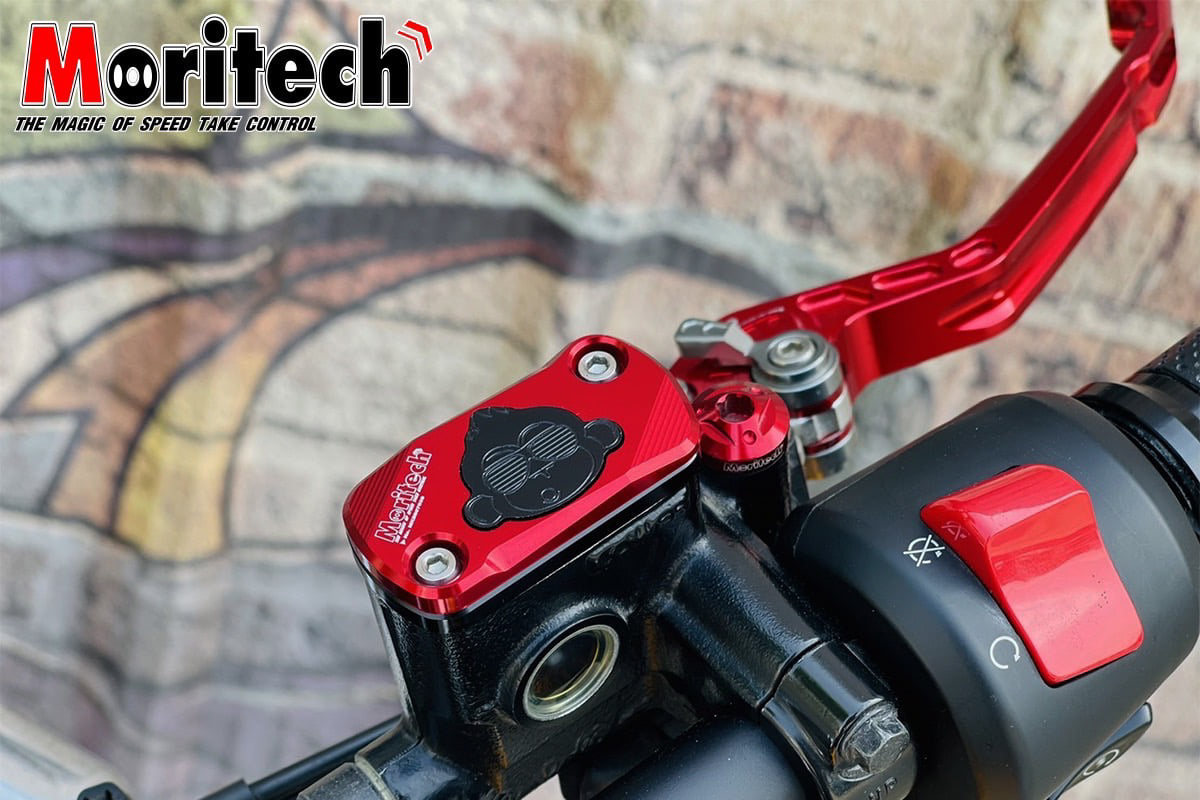 ฝาปิดกระปุกดิสเบรคหน้า CNC 2 ชั้น MORITECH ราคา450