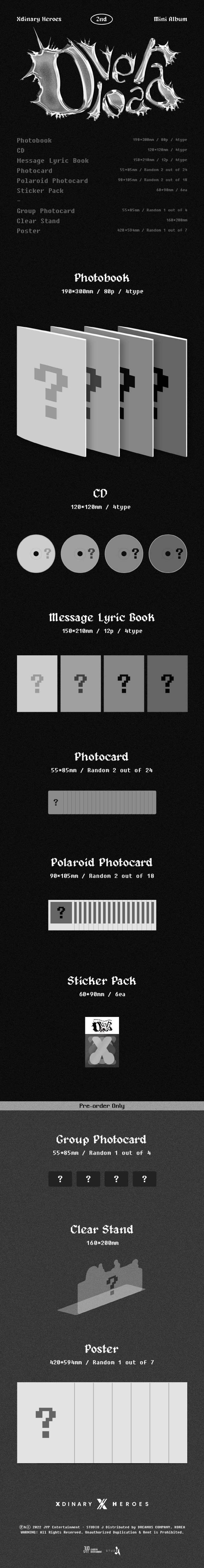 [PRE-ORDER] Xdinary Heroes - 2nd Mini Album "Overload"