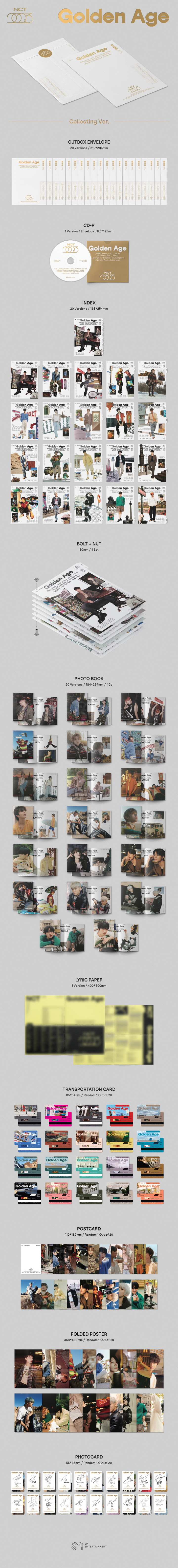 [PRE-ORDER] NCT - 4th Album "Golden Age" (Collecting ver.)