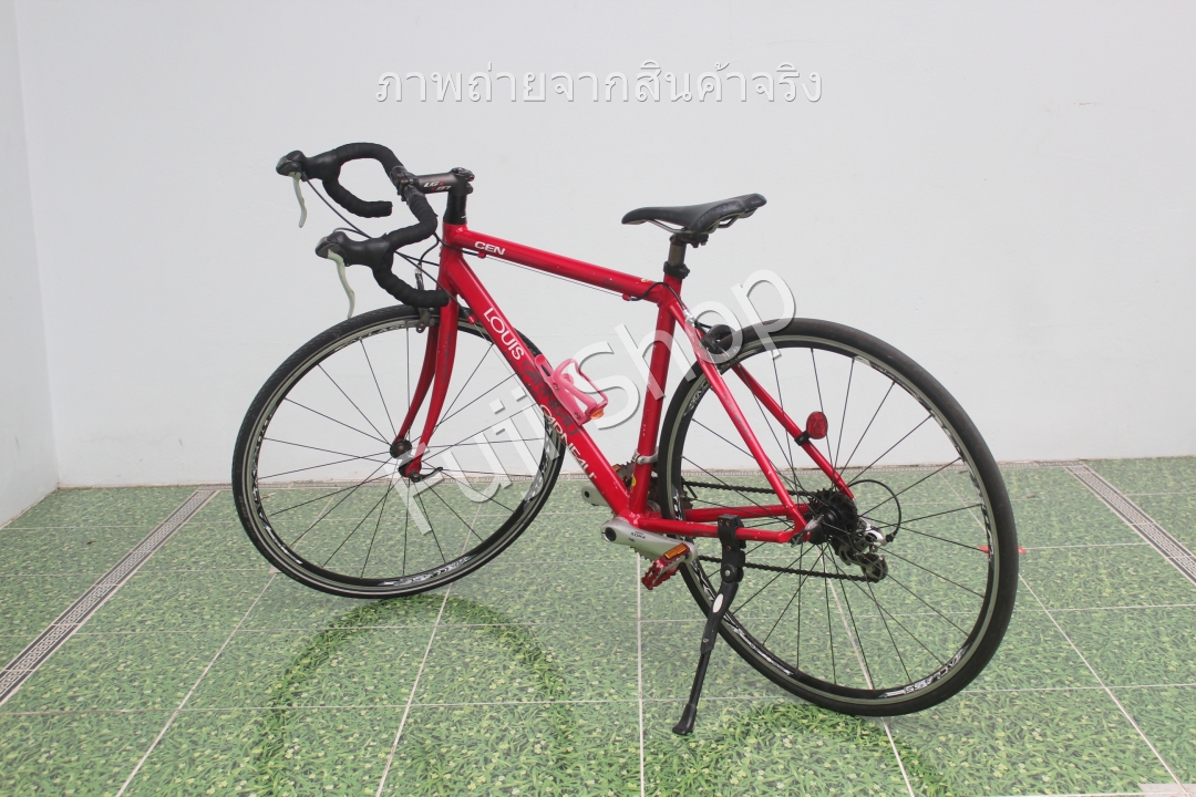 จักรยานเสือหมอบญี่ปุ่น - ล้อ 700c - มีเกียร์ - อลูมิเนียม - Louis Garneau CEN - สีแดง [จักรยานมือสอง]