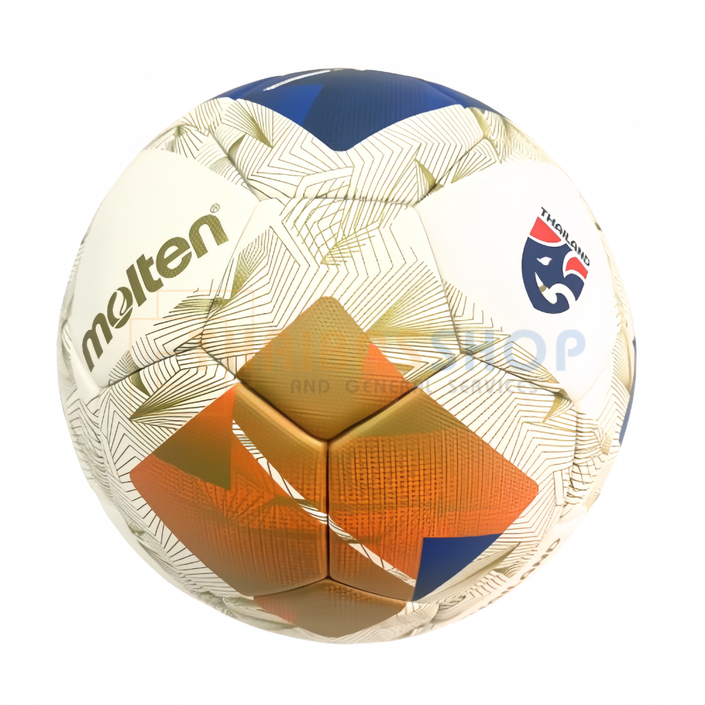 (ของแท้ 100%) ลูกฟุตบอล ลูกบอล Molten F5N5000-TH ของแท้ เบอร์5 ลูกฟุตบอลหนัง PU รุ่น Official Match Ball ใช้แข่ง คิงส์คัพ