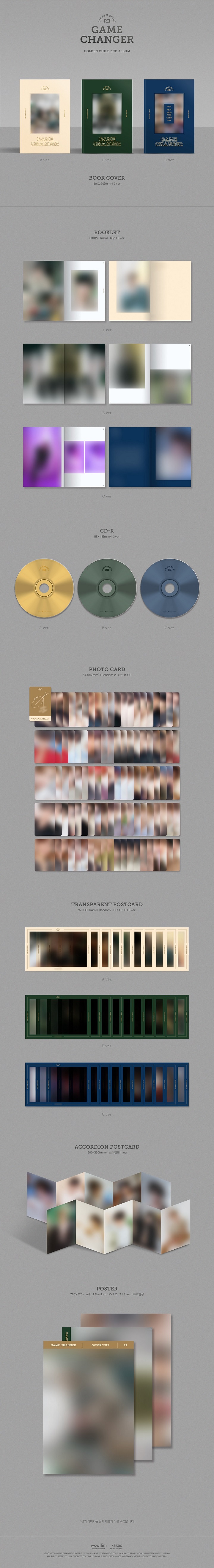 [PRE-ORDER] GOLDEN CHILD - 2nd Album "Game Changer" (Normal Edition)