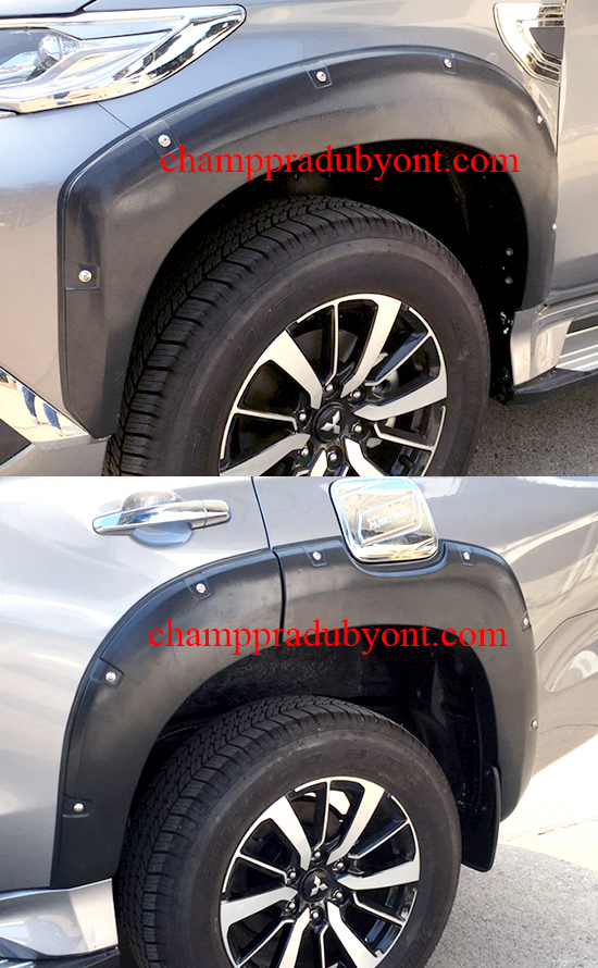 คิ้วล้อ MITSUBISHI PAJERO SPORT 2015-2018 แบบหมุด