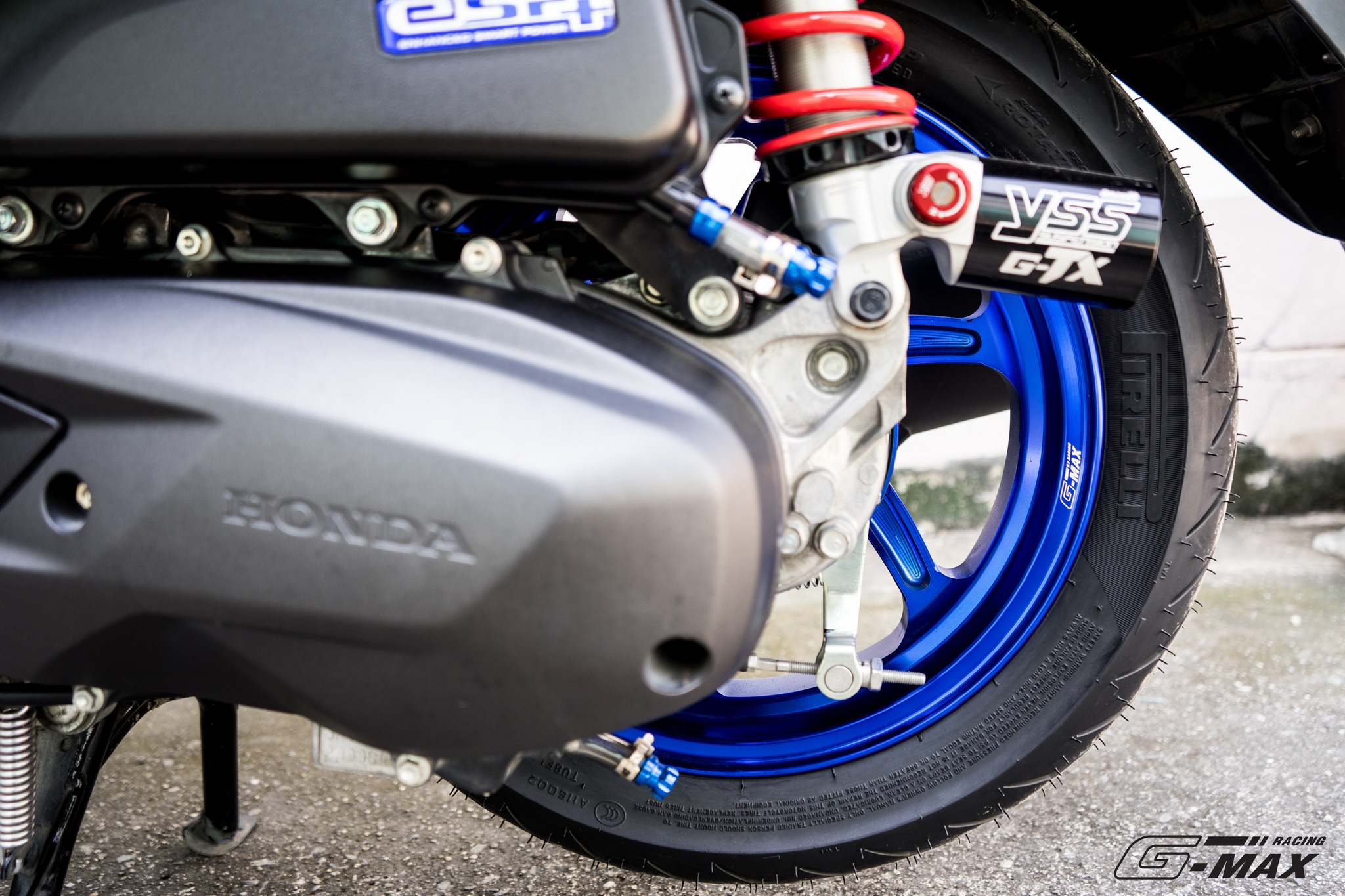 ล้อแม็ก G-MAX RACING GIORNO+ ABS/CBS (ขอบ12) GTR THAILAND แดง - ทอง - เขียว - น้ำเงิน - ส้ม - ม่วง - ชมพู ราคา 7,900 บาท/คู่