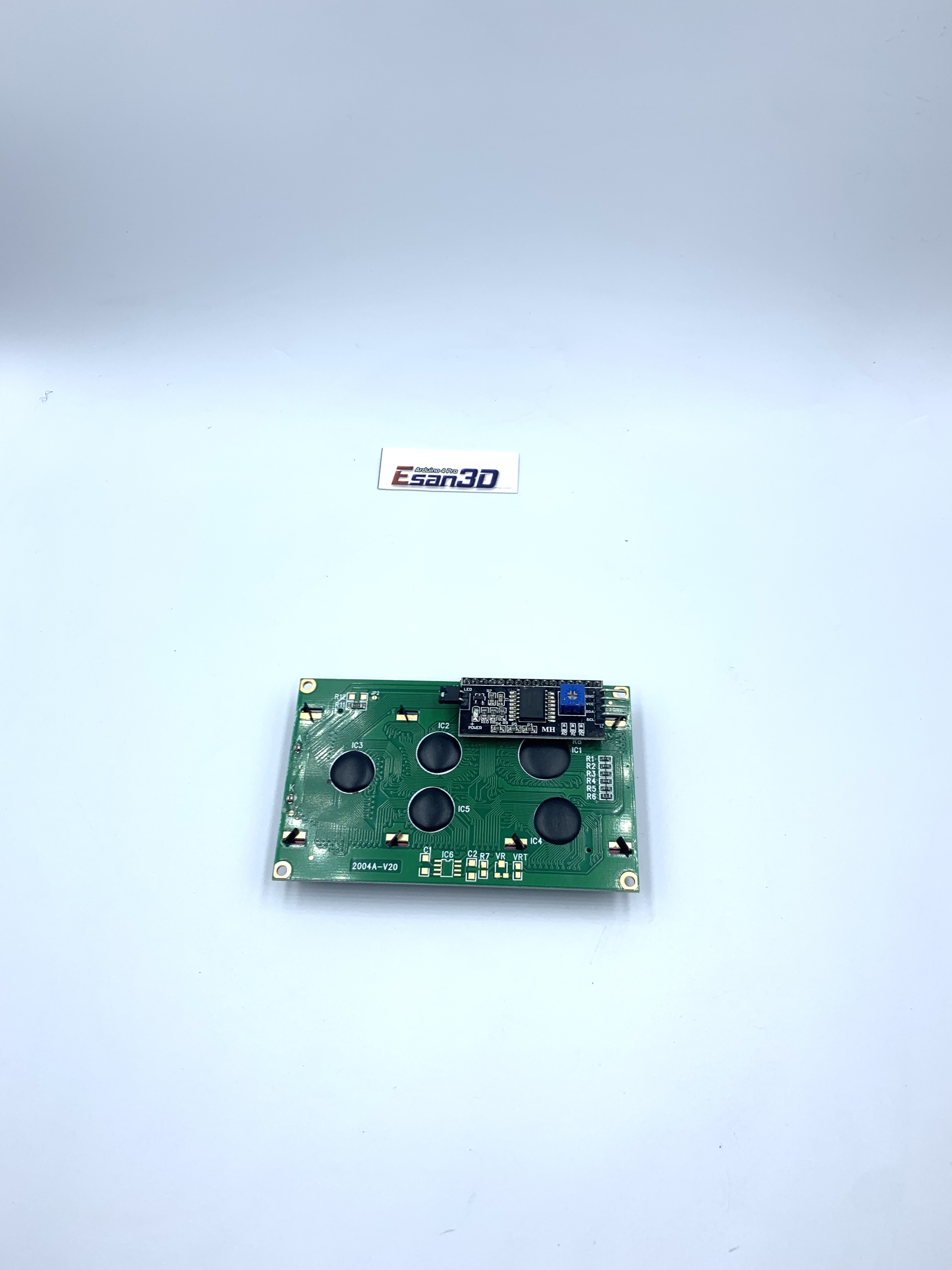 20x4 LCD (Green Screen) พร้อม I2C Interface