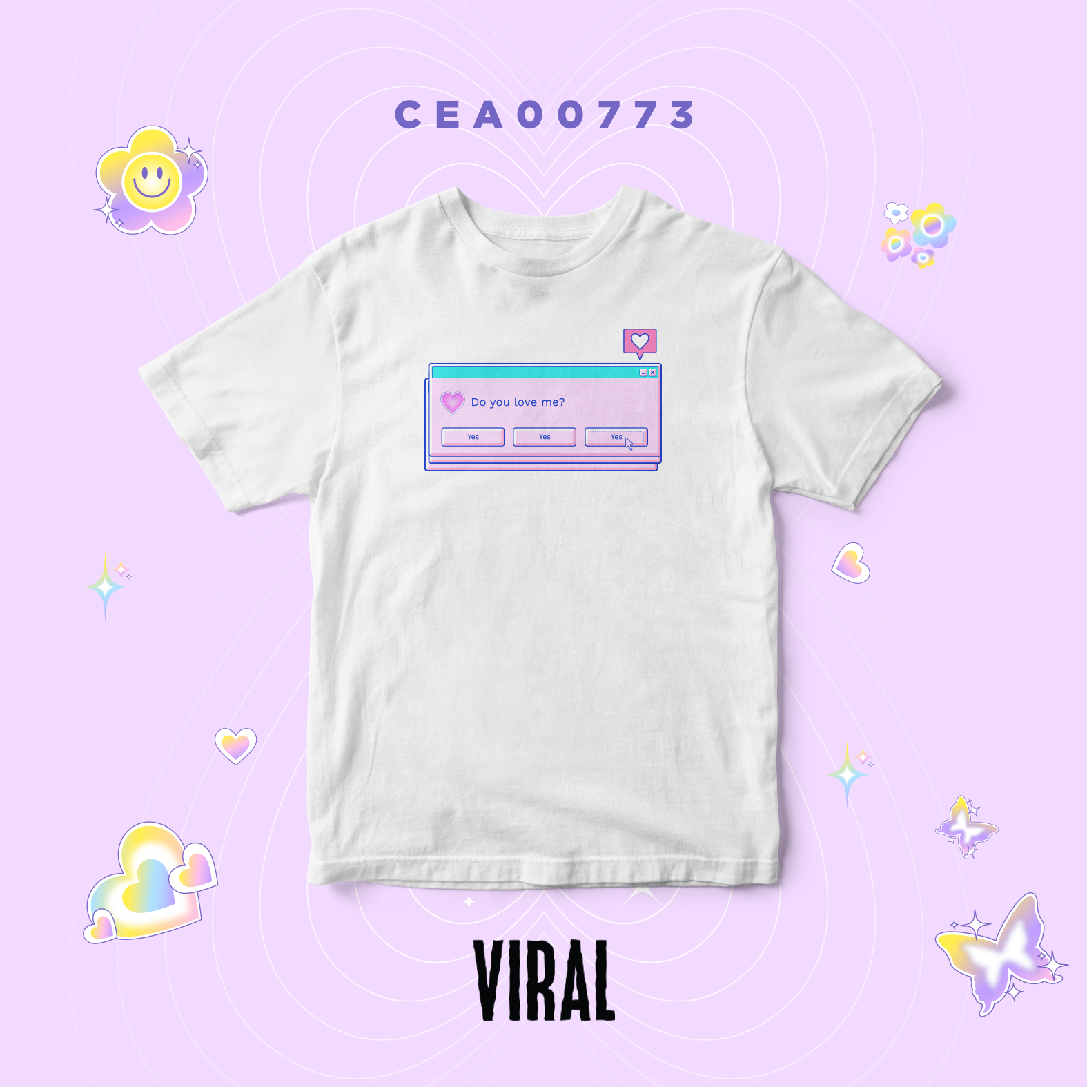 เสื้อยืด พิมพ์ลาย Y2K Collection รหัส CEA00773 #เสื้อ #เสื้อยืด #Viral
