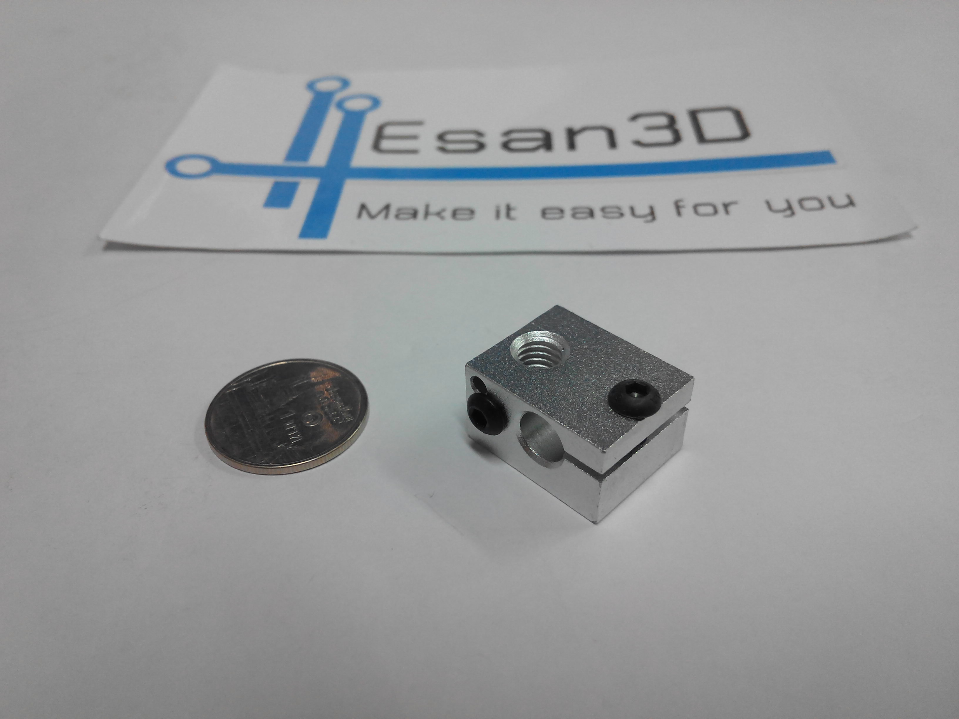 Aluminium Heat Block for E3D V6 J-head 3D Printer Makerbot
