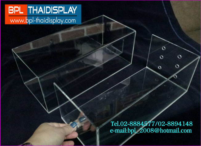 กล่องใส่ขนมเค้ก รุ่นมีลิ้นชัก