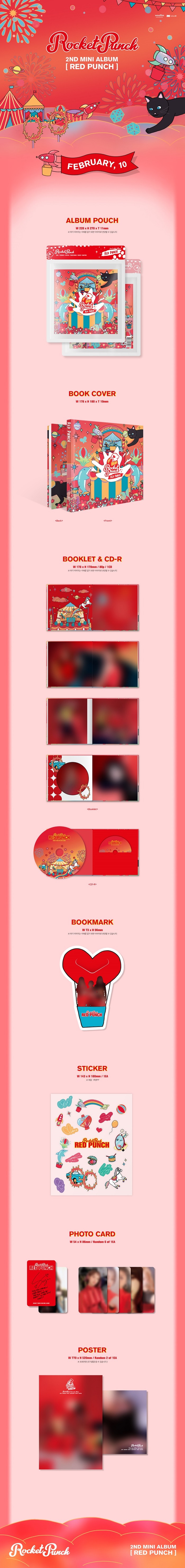 [PRE-ORDER] ROCKET PUNCH - 2nd Mini Album "RED PUNCH"