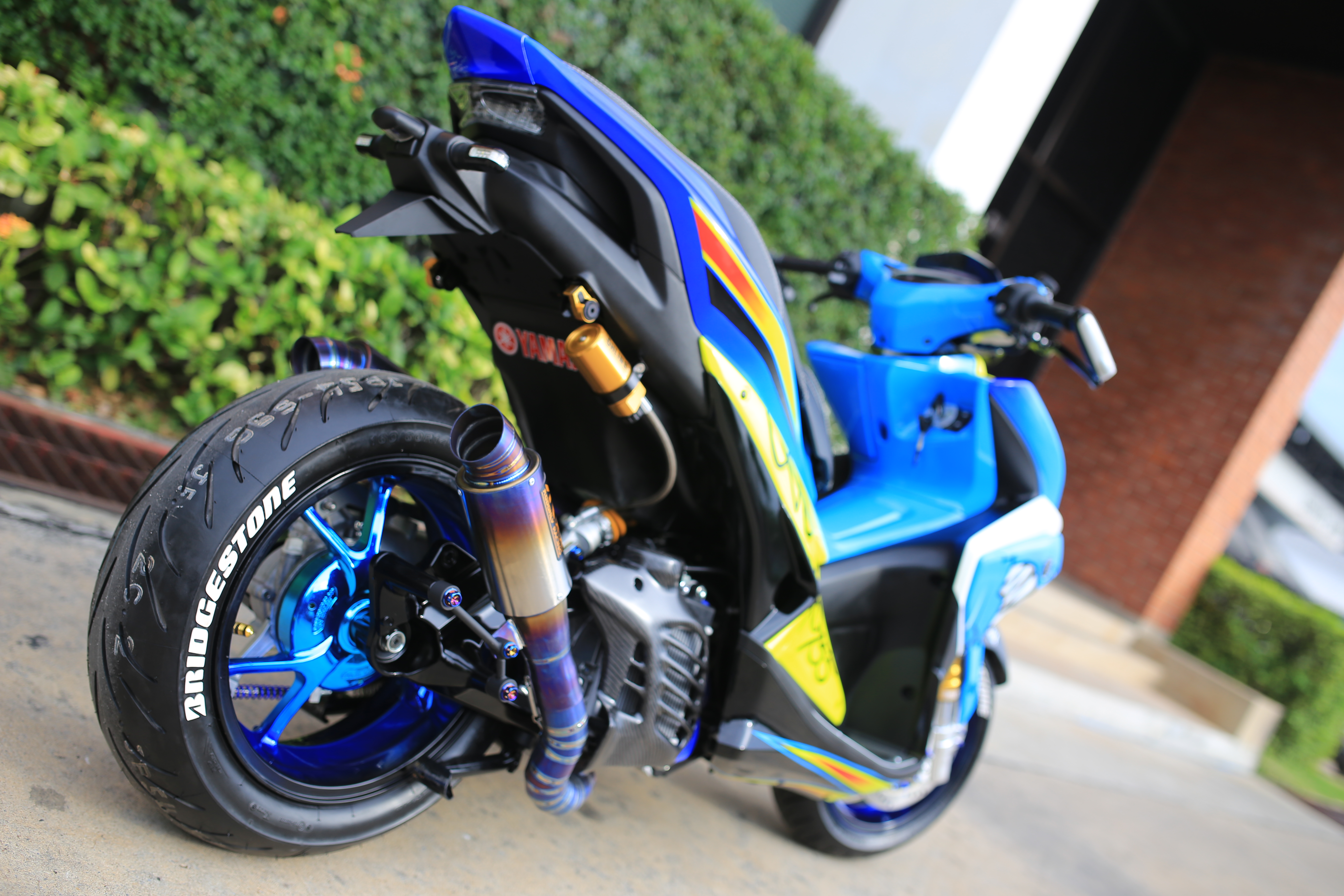 ท่อ AR พร้อมคอไทเทแท้ YAMAHA AREOX ราคา10900