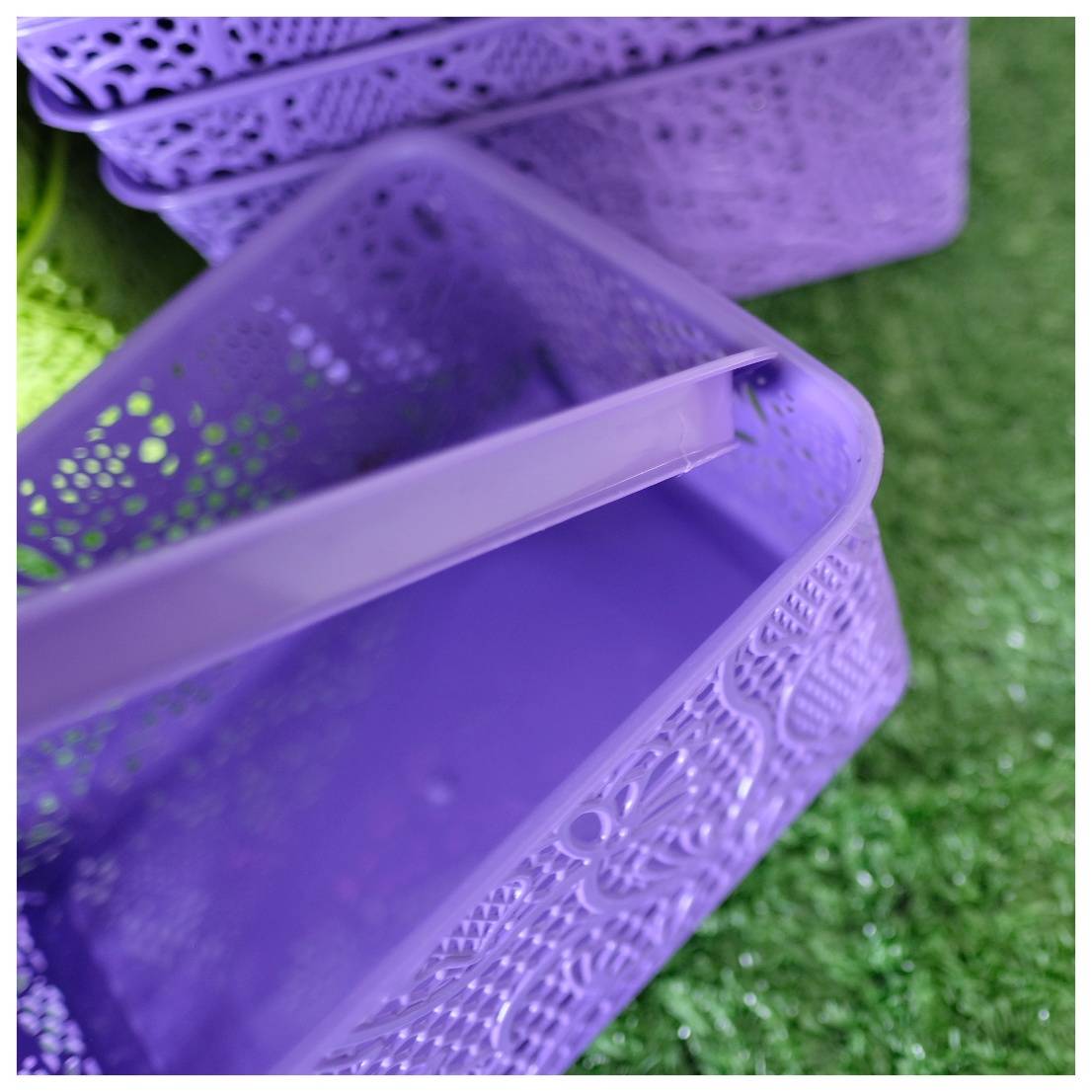 ตะกร้าฉลุ+ฝา No.86