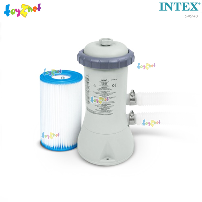 Intex 15ft Metal Frame Pool Set w/Cartr. Filter Pump (4.57 x 1.07 cm.) no.54940