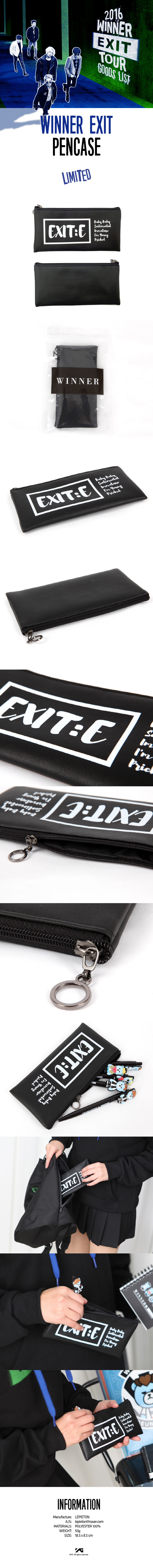 [PRE-ORDER] WINNER - 2016 WINNER EXIT TOUR "PEN CASE"